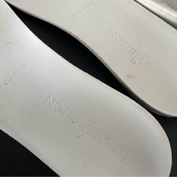 Louis Vuitton LV Monogram Low Top Leather Sneakers - Picture 9 of 11